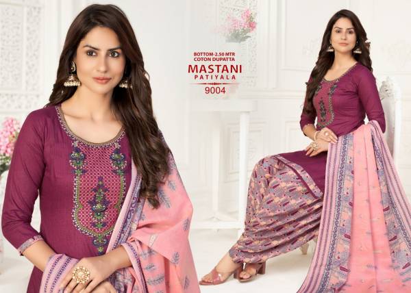 Mastani Patiyala 9 Printed Cotton Casual Daily Wear Dress Material Collection